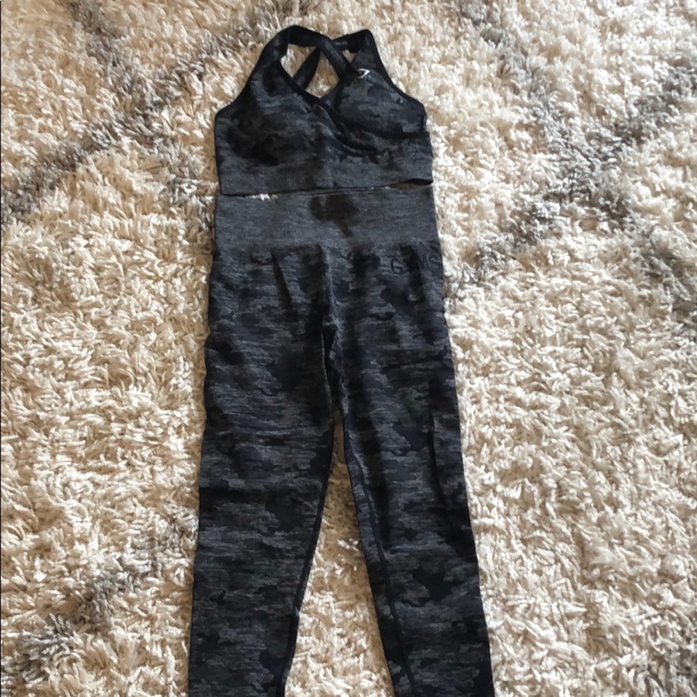Gymshark Camo Seamless Set